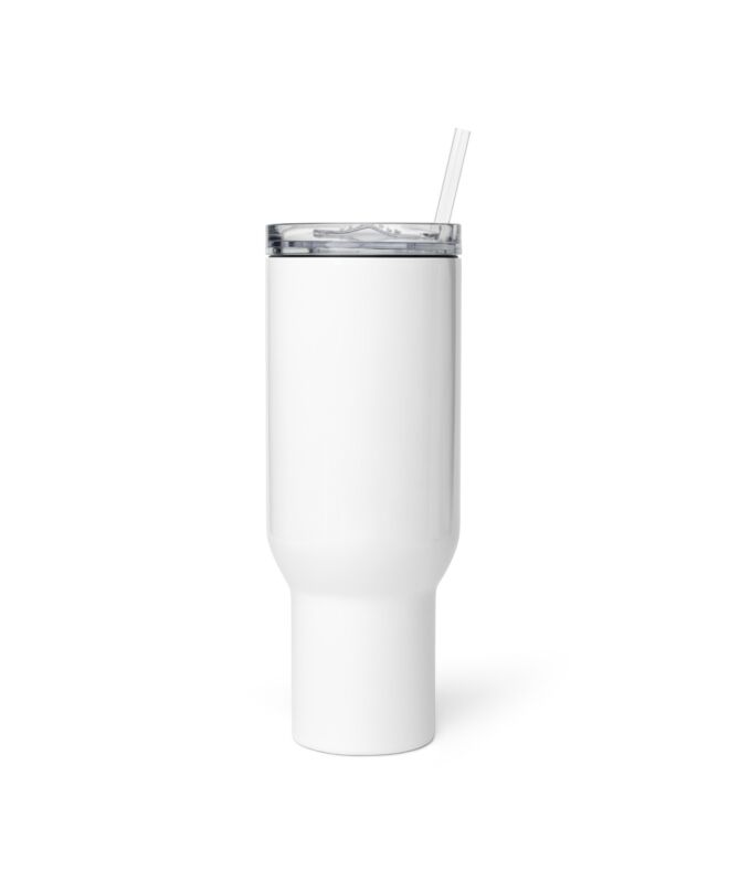Travel mug with a handle