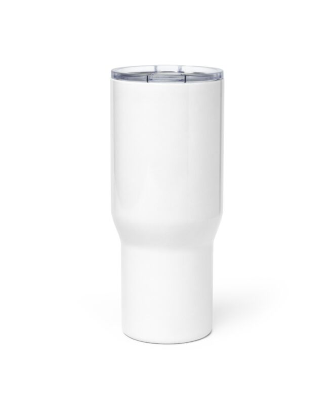 Travel mug with a handle