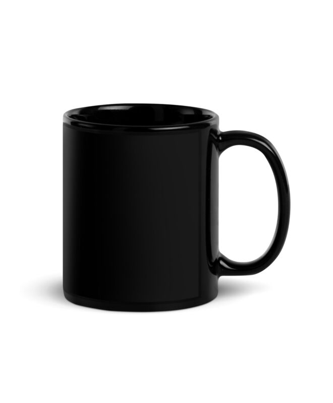 Black Glossy Mug 